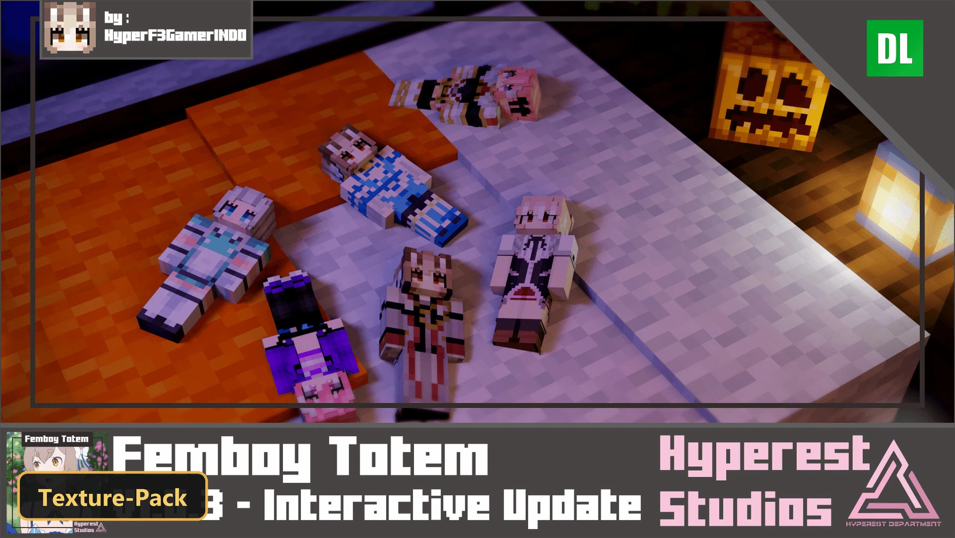 Femboy Totem (26+, 1.21) – MCPE/Bedrock Texture Pack