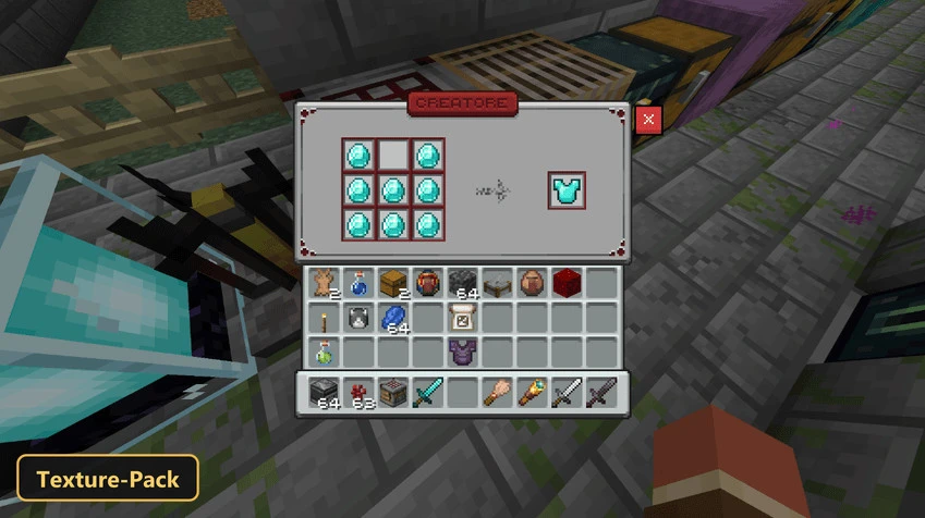 GUI Revision Expanded (26+) – MCPE/Bedrock Texture Pack — screenshot 7