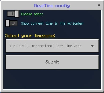 Sync Minecraft Time with Real-Time Addon (26.x, 1.21) – MCPE/Bedrock — screenshot 2