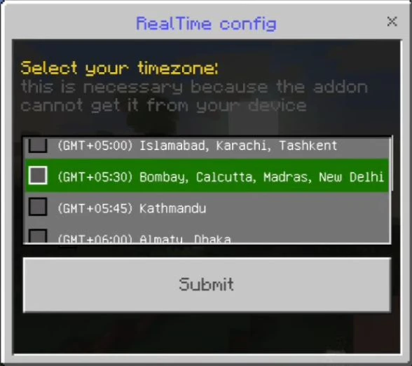 Sync Minecraft Time with Real-Time Addon (26.x, 1.21) – MCPE/Bedrock — screenshot 3
