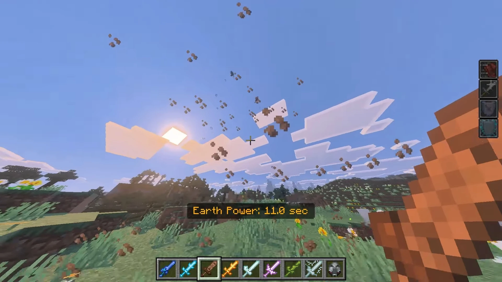 Ultimate Elemental Swords Addon (26.x, 1.21) – MCPE/Bedrock Mod — screenshot 1