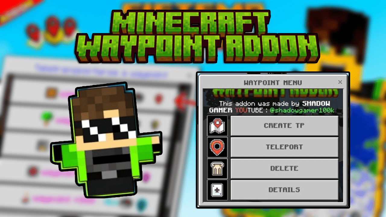 Advanced Waypoint Addon (26.x, 1.21) – MCPE/Bedrock Mod