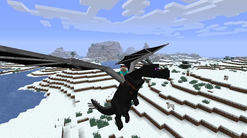 Dragon Mounts Addon (26.x, 1.21) – MCPE/Bedrock Mod — screenshot 4