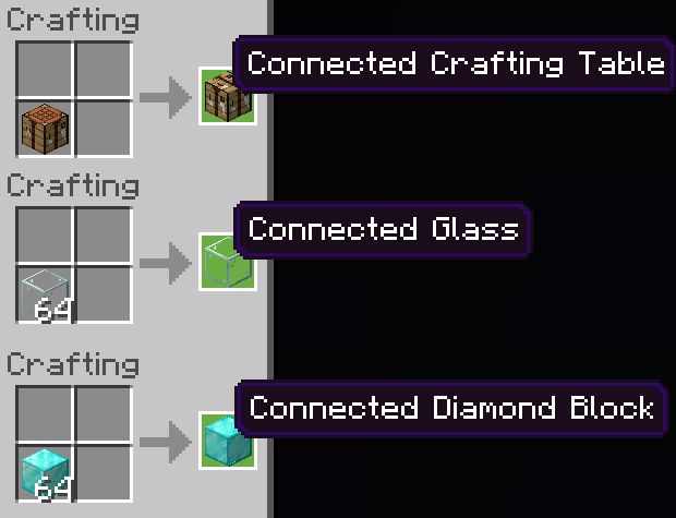 Connected Blocks Addon (26.x, 1.21) – MCPE/Bedrock Mod — screenshot 1