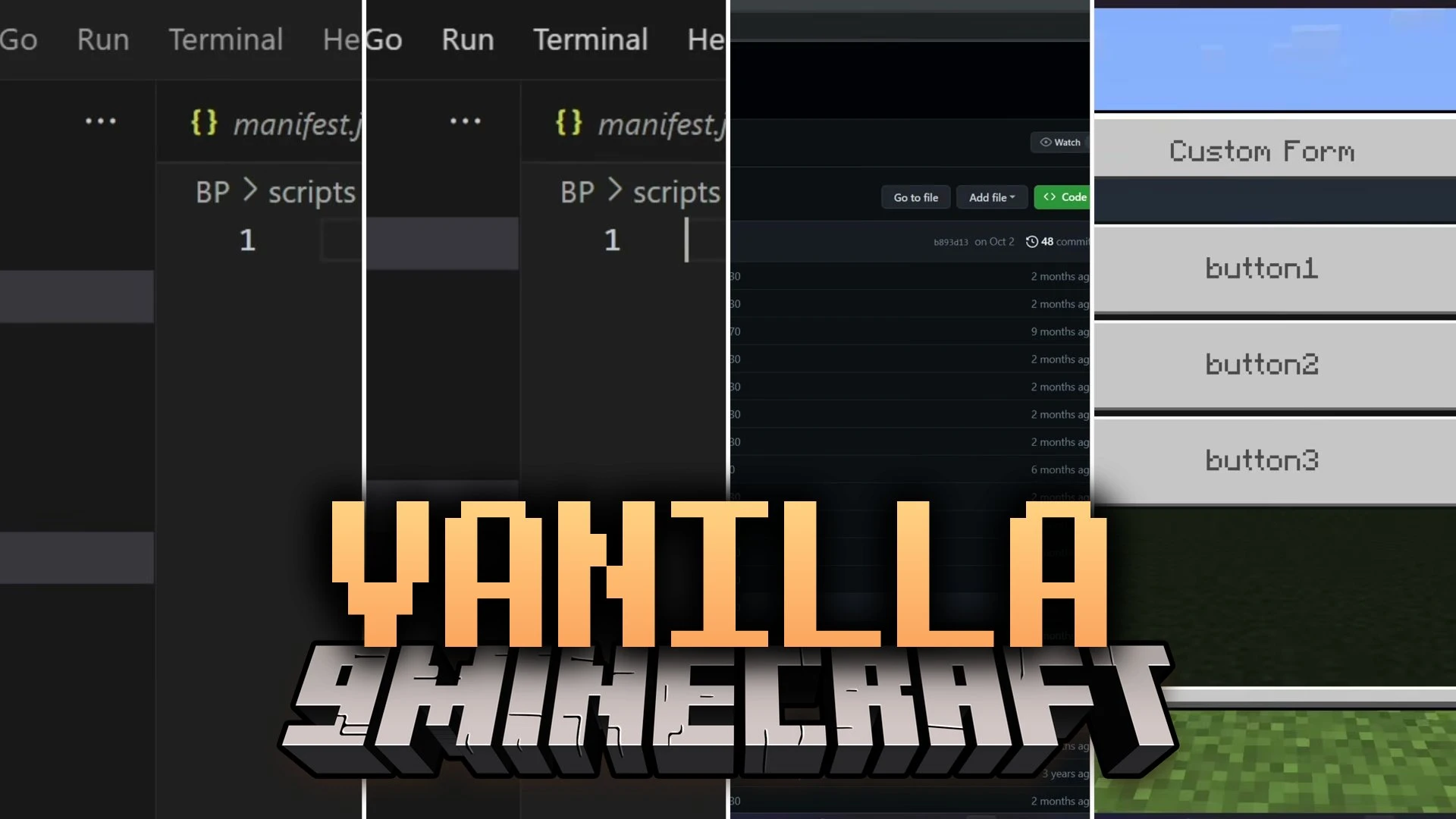 Vanilla Resource Pack (1.26.50) – Default Bedrock Texture Template and Base Pack — screenshot 1