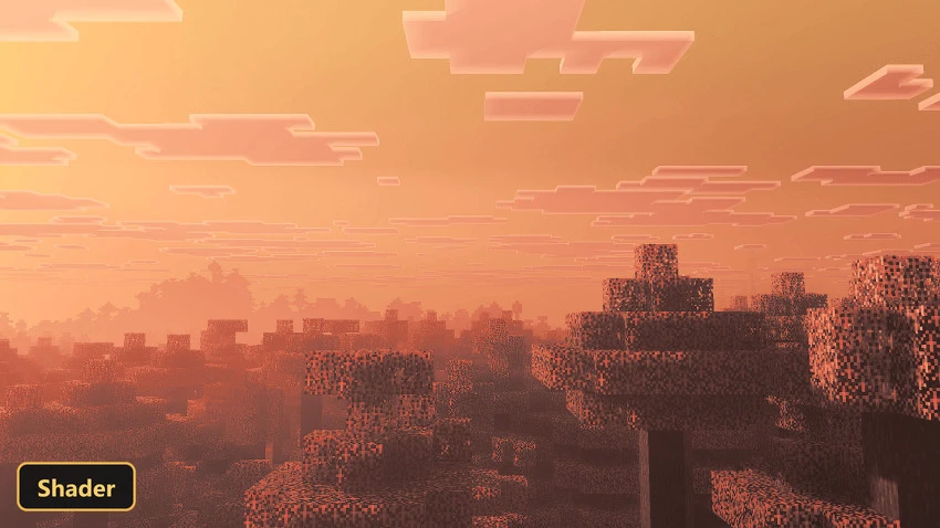 Halloween Autumn Vibrant Visuals (26+, 1.21) – MCPE/Bedrock Shader — screenshot 1