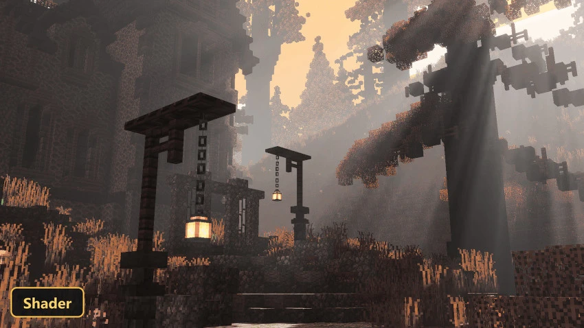 Halloween Autumn Vibrant Visuals (26+, 1.21) – MCPE/Bedrock Shader — screenshot 7