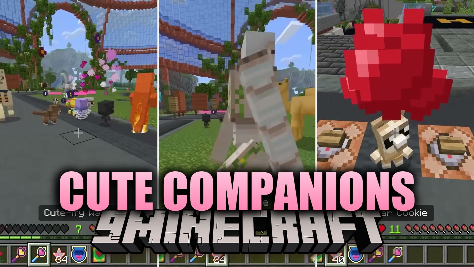 Cute Companions Addon (26.x, 1.21) – Bond with Loyal Helper Pets
