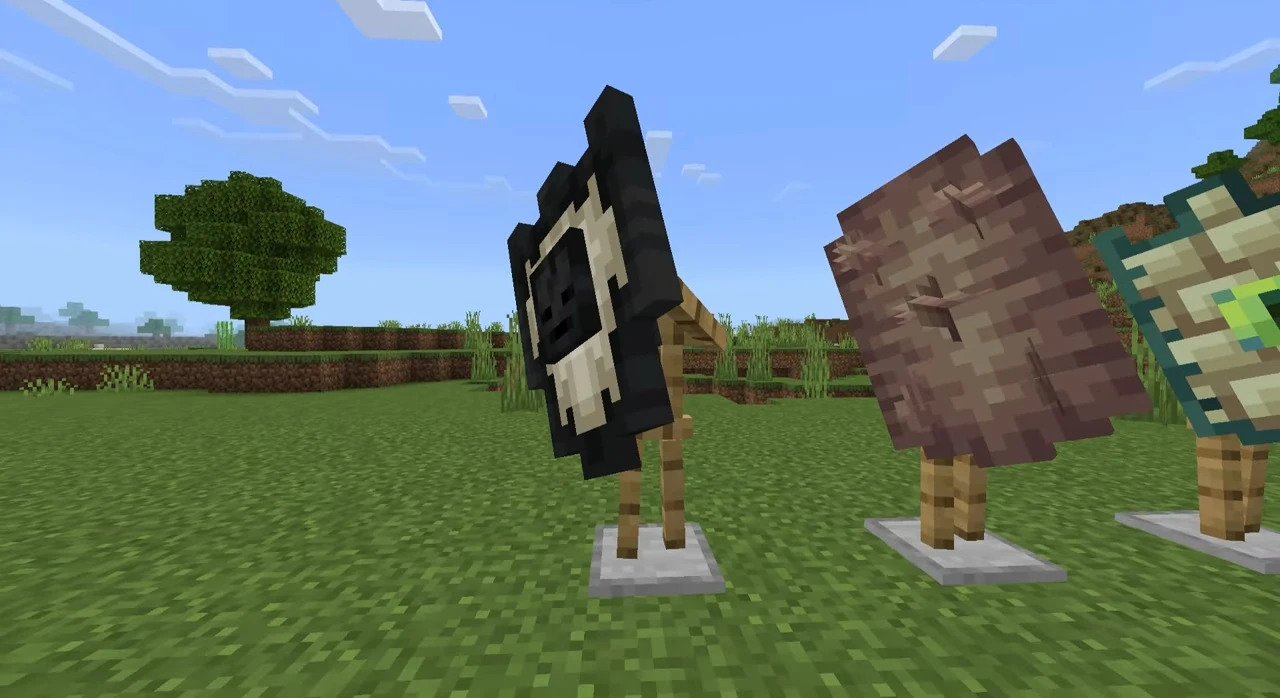 System Shields Addon (26.x, 1.21) – MCPE/Bedrock Mod — screenshot 1