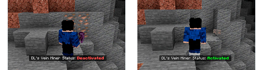 DL's Vein Miner & Tree Capitator Addon (26.x, 1.21) – MCPE/Bedrock Mod — screenshot 2