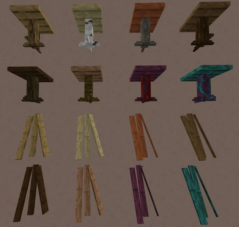 Feudal Furniture Addon (26.x, 1.21) – MCPE/Bedrock Mod — screenshot 1