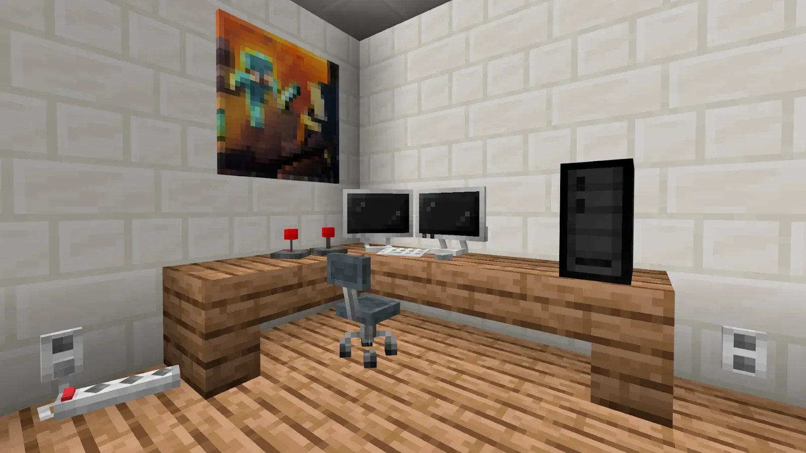 Home Electronics Addon (26.x, 1.21) – MCPE/Bedrock Mod — screenshot 3