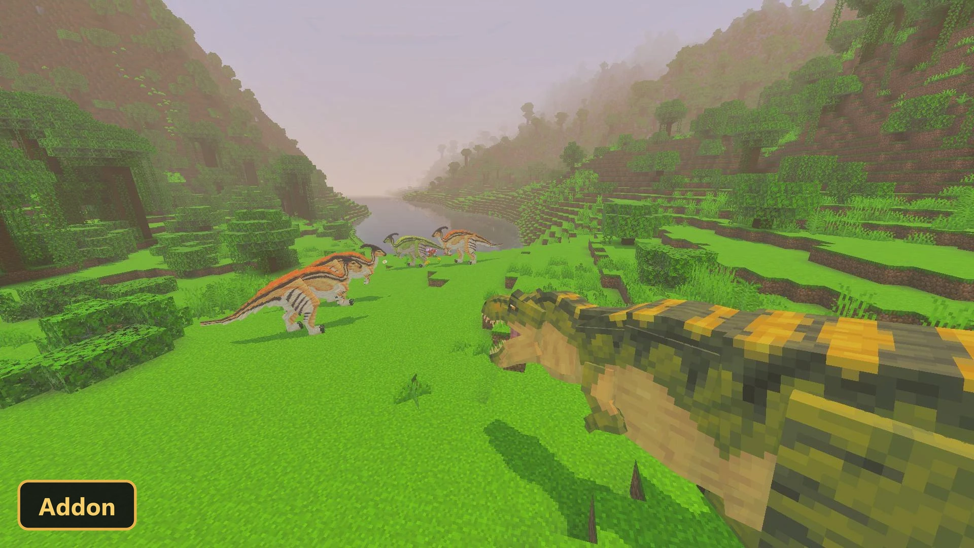 Dinosaurs' Time Add-on (26+, 1.21) – MCPE/Bedrock Addon — screenshot 3