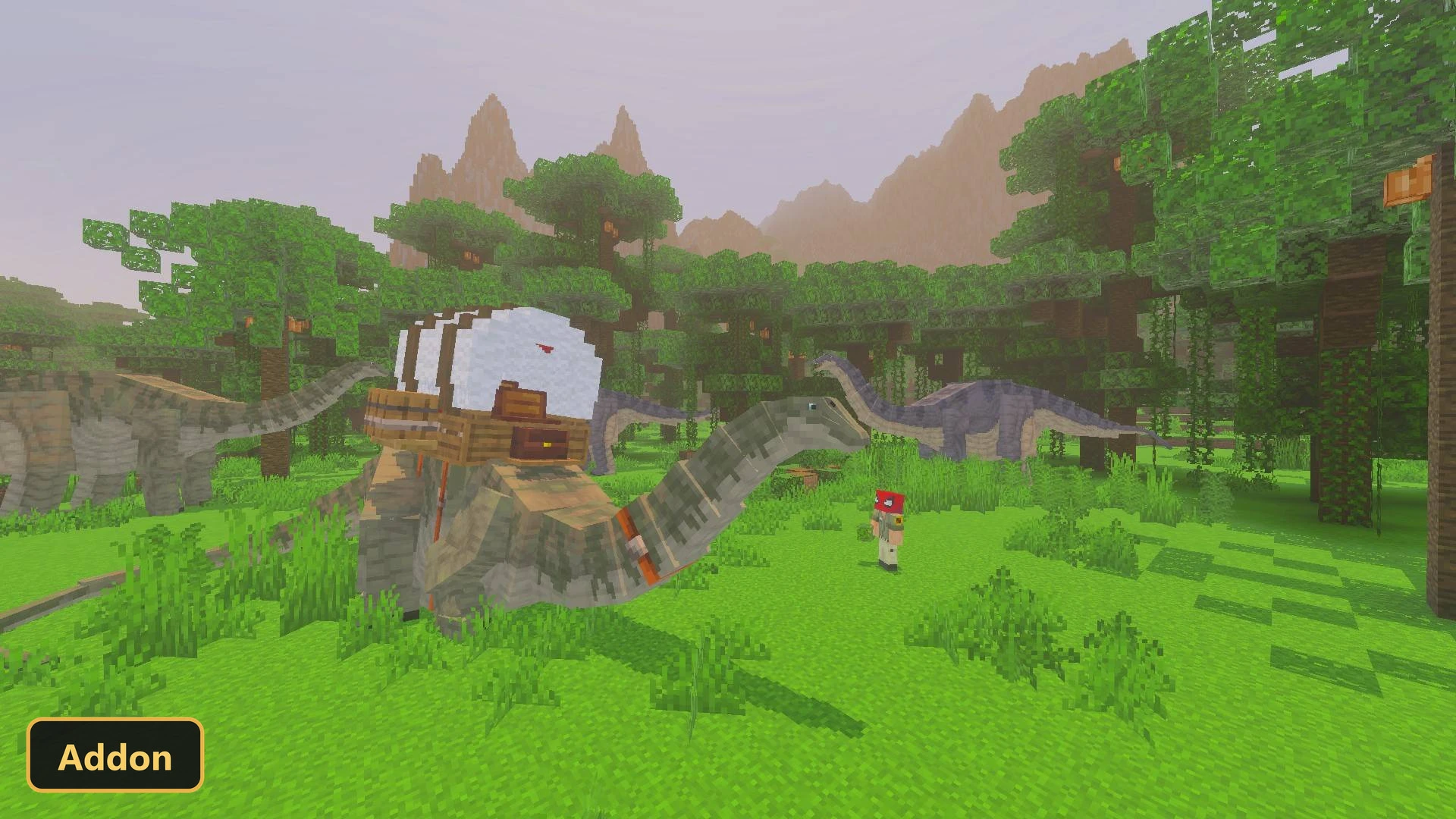 Dinosaurs' Time Add-on (26+, 1.21) – MCPE/Bedrock Addon — screenshot 5
