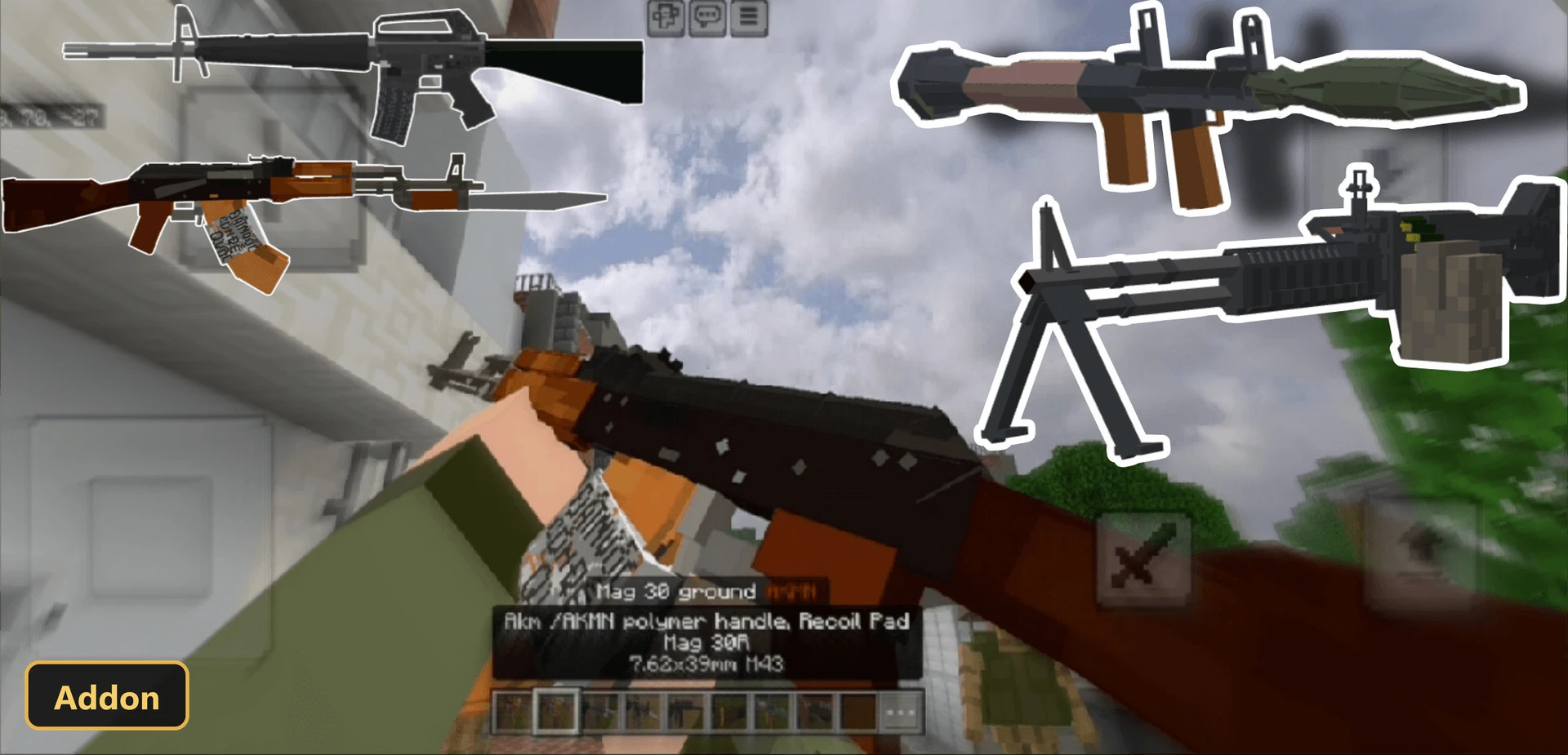VietNam Military (26+, 1.21) – MCPE/Bedrock Addon — screenshot 1