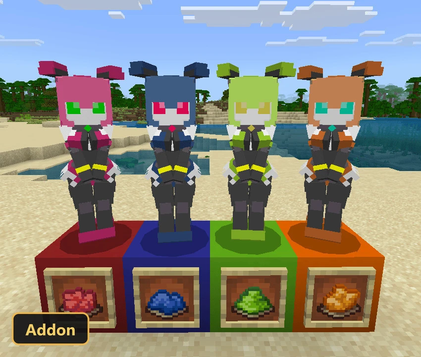 Lovely Robots (26+) – MCPE/Bedrock Addon — screenshot 2