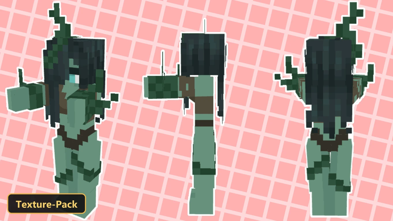 ZombieGirls (26+, 1.21) – MCPE/Bedrock Texture Pack — screenshot 1