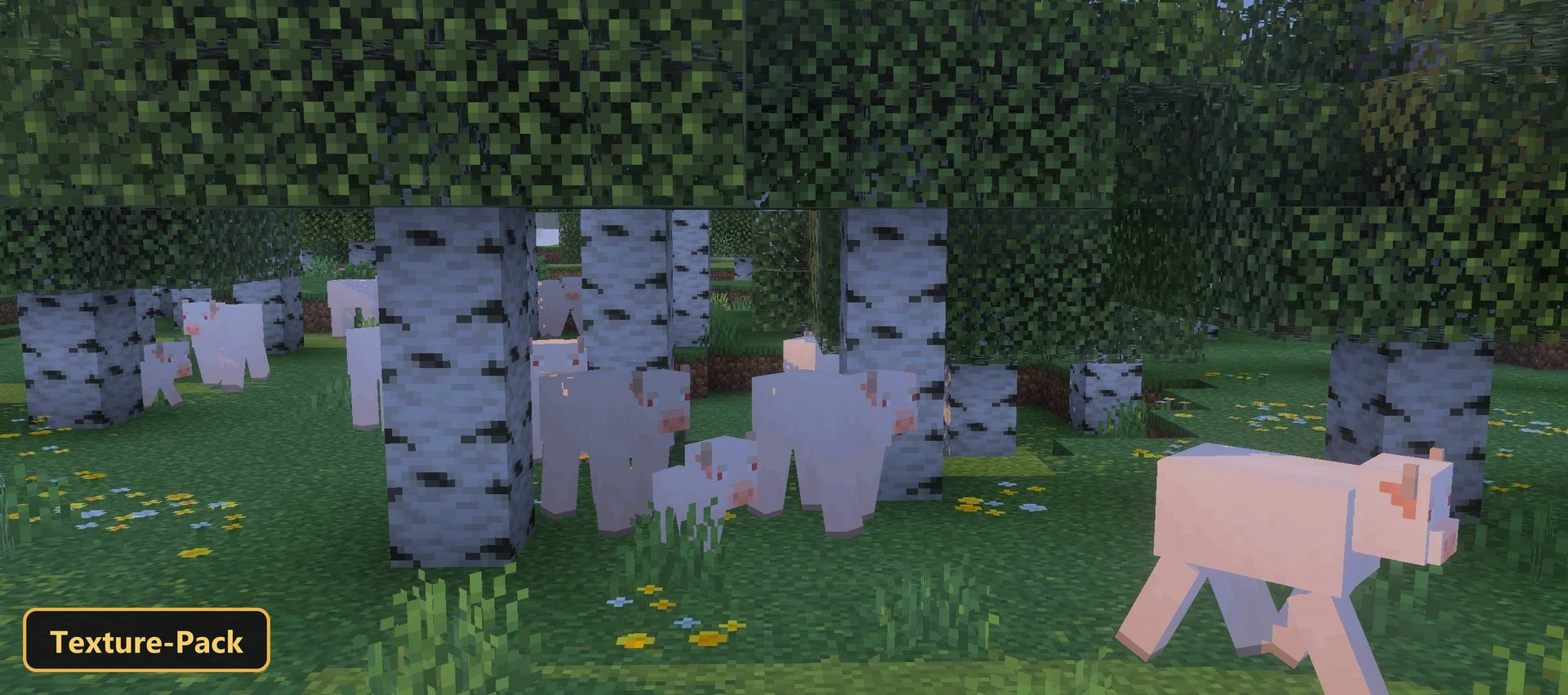 Minecraft Earth Mobs (26+) – MCPE/Bedrock Texture Pack — screenshot 1