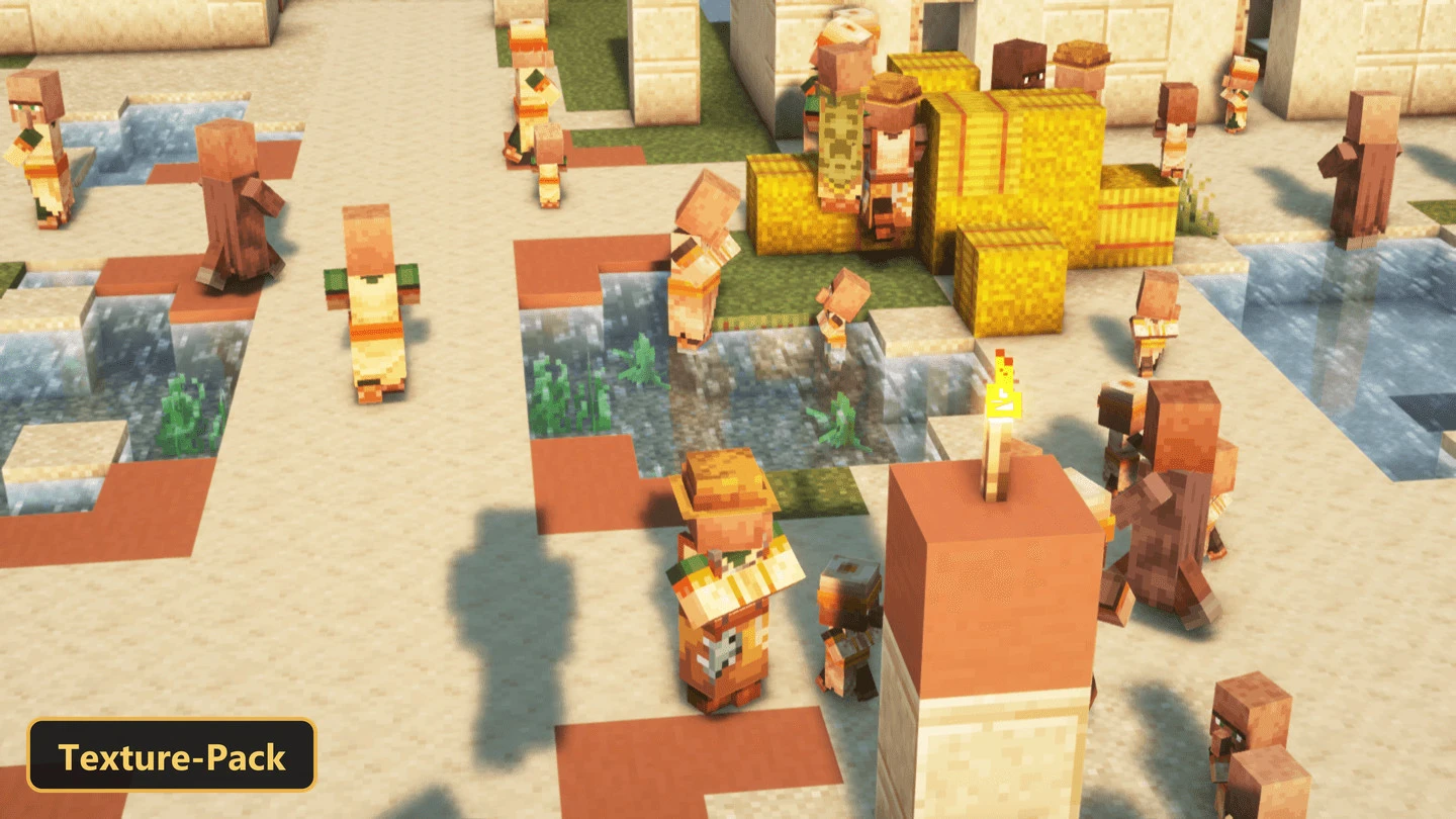 Better Villagers (26+) – MCPE/Bedrock Texture Pack