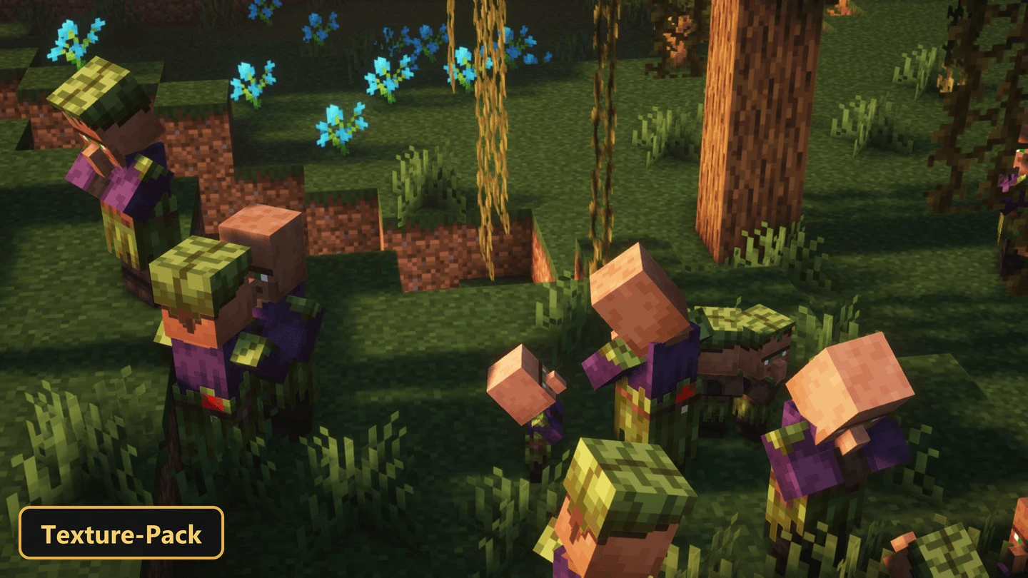 Better Villagers (26+) – MCPE/Bedrock Texture Pack — screenshot 1