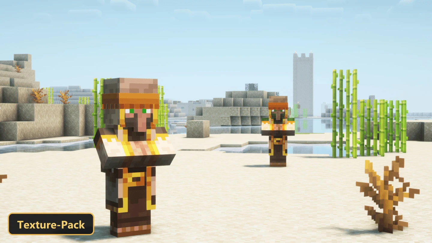 Better Villagers (26+) – MCPE/Bedrock Texture Pack — screenshot 5