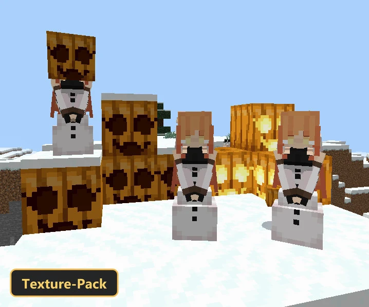 SnowGirls (26+, 1.20) – MCPE/Bedrock Texture Pack — screenshot 1