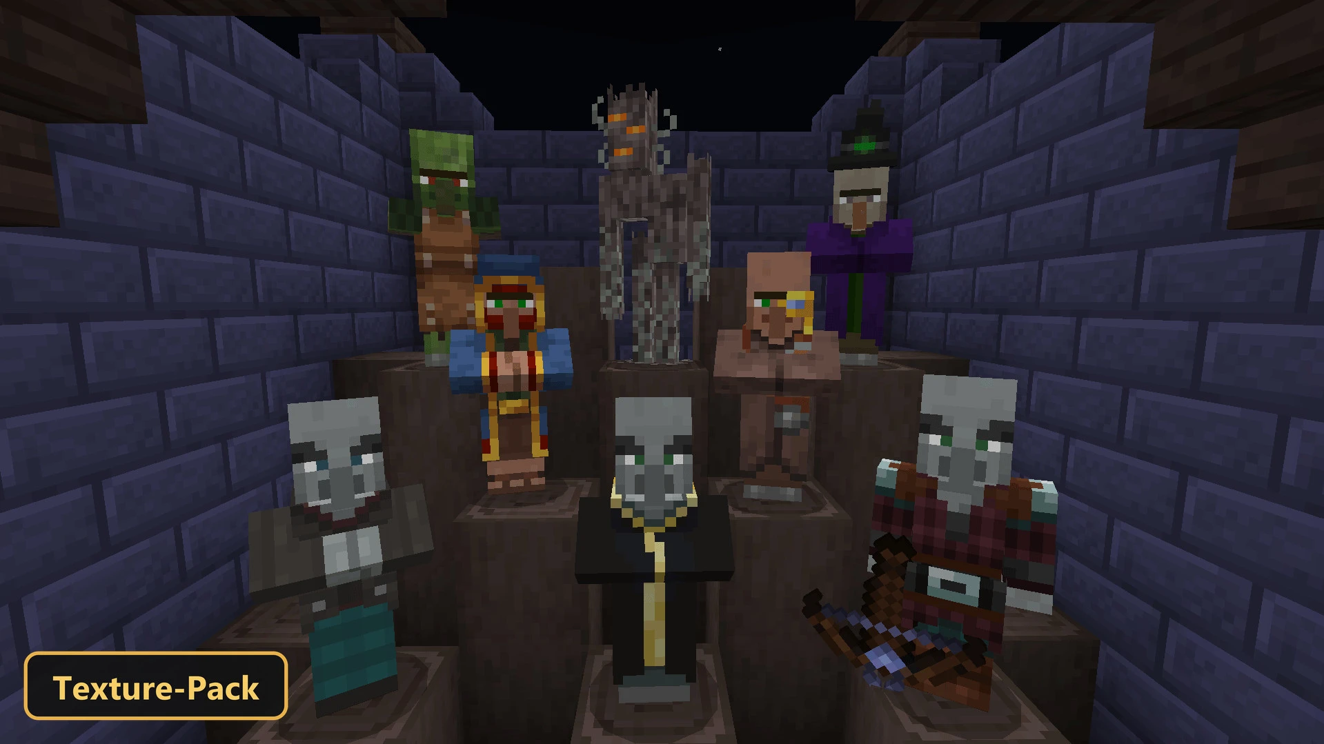 Glowing Mobs (26+, 1.21) – MCPE/Bedrock Texture Pack — screenshot 2