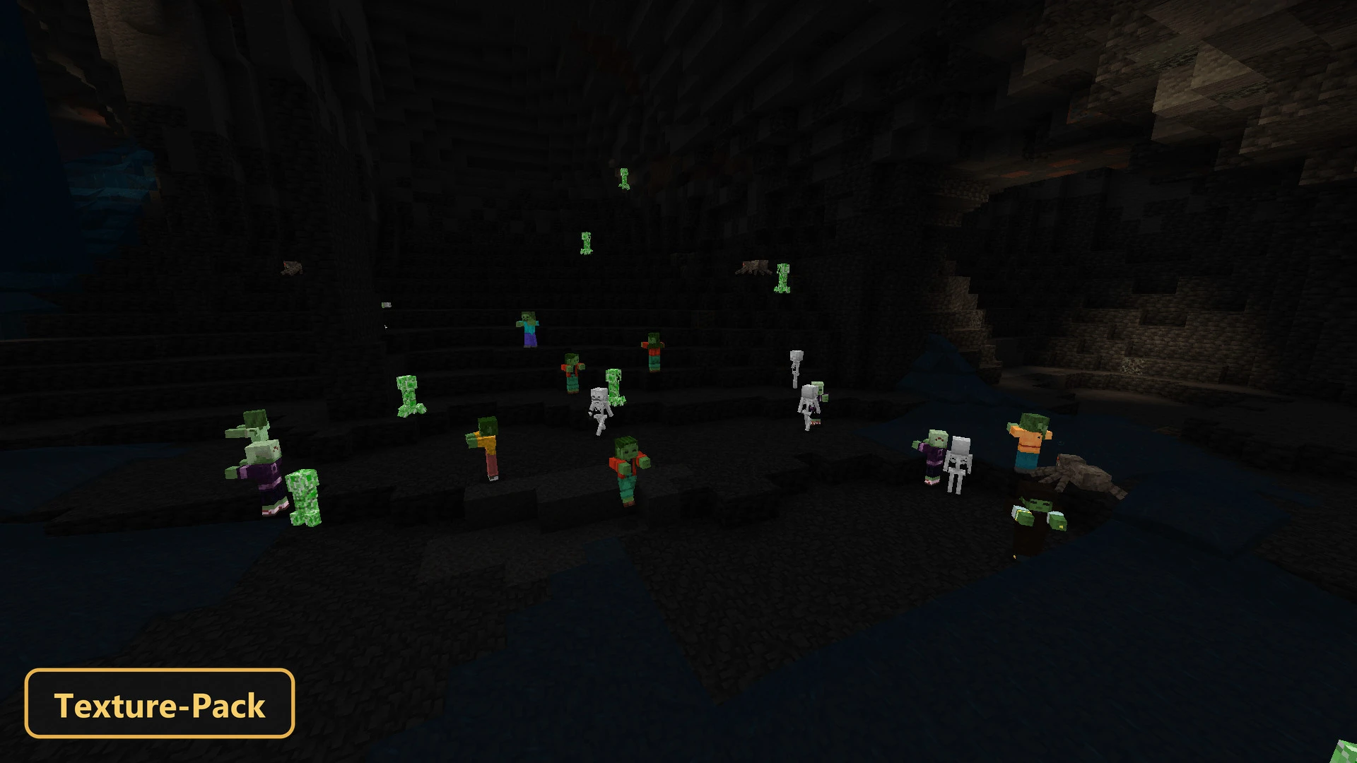 Glowing Mobs (26+, 1.21) – MCPE/Bedrock Texture Pack — screenshot 4