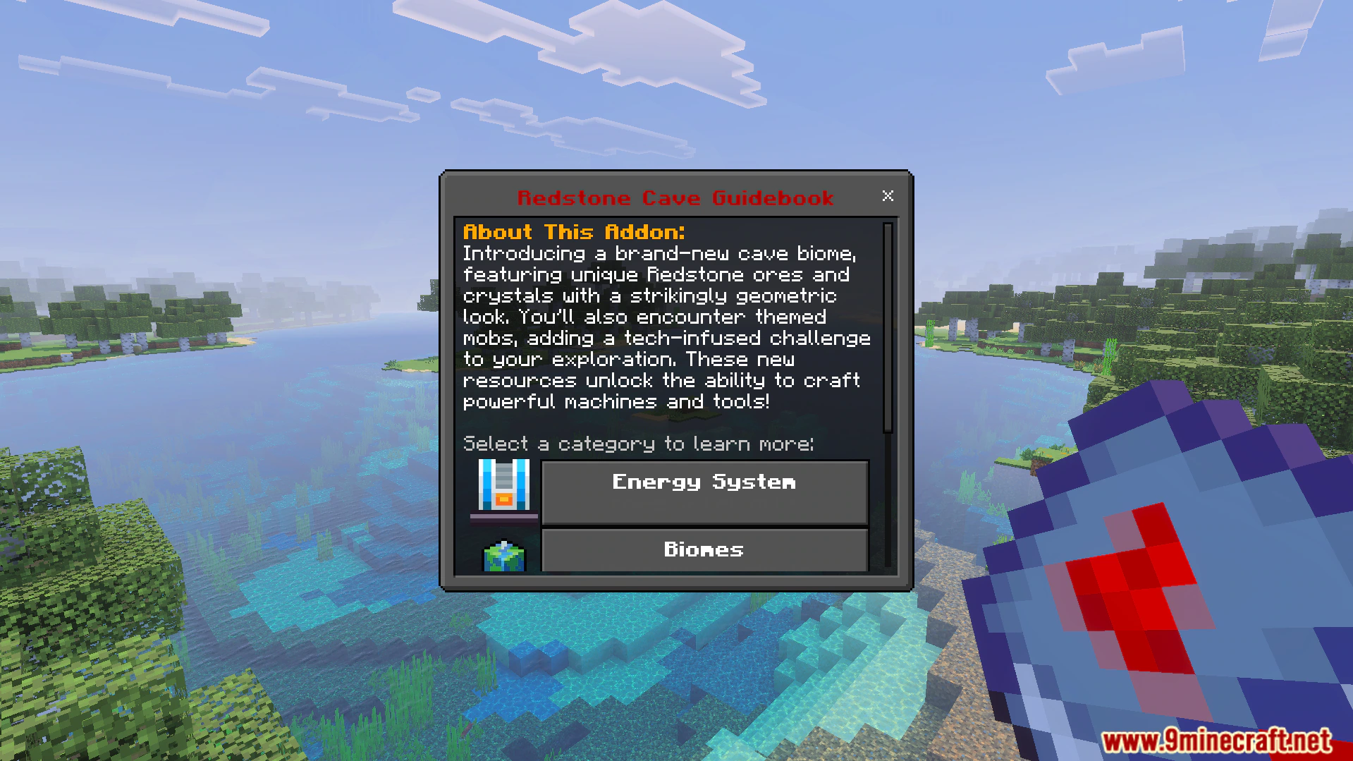 Redstone Caves Addon (26.x, 1.21) – Tame Robotic Pets In Glowing Underground Caves — screenshot 1