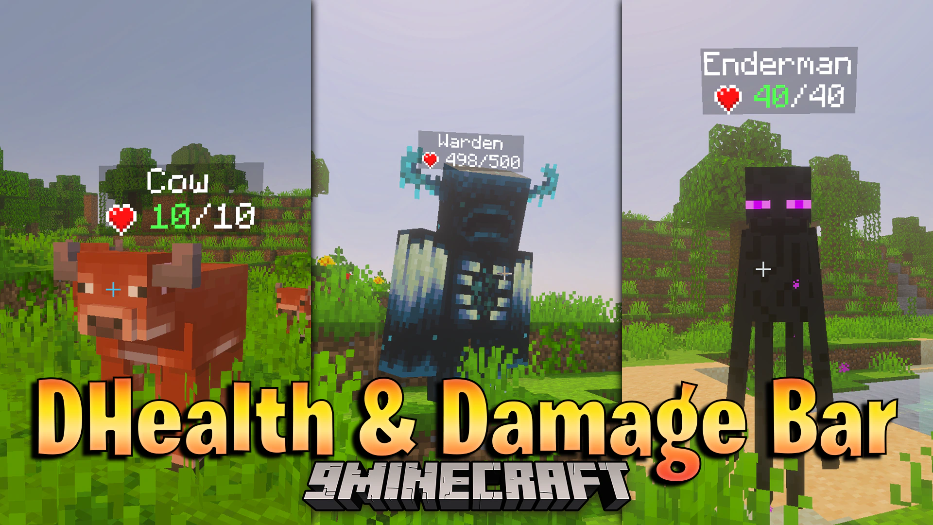 DHealth And Damage Bar Addon (26.x, 1.21) – Track Live Mob Health And Damage Numbers