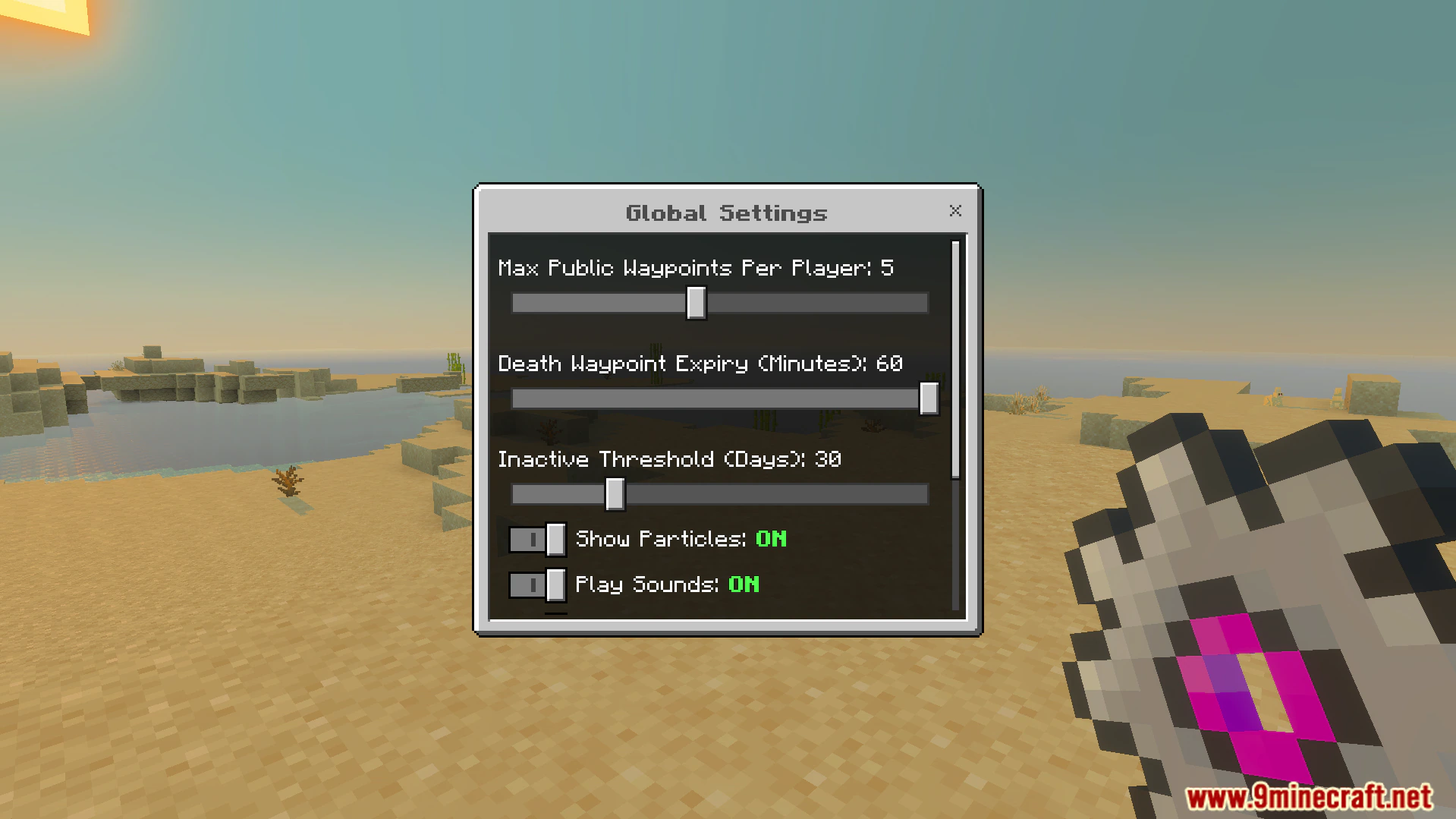 Vanilla Waypoints Addon (26.x, 1.21) – Create Custom Waypoints To Teleport Instantly — screenshot 2