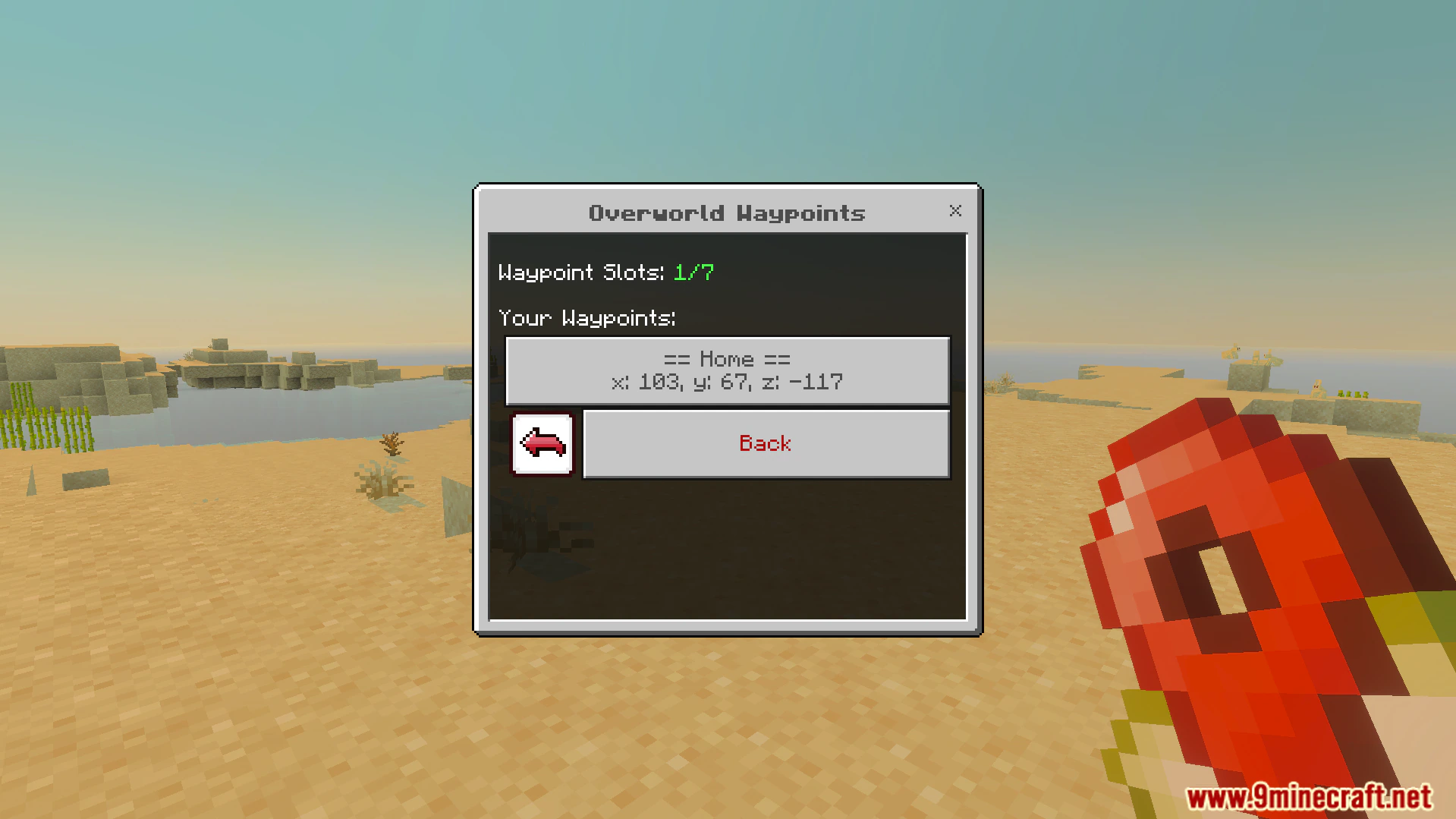 Vanilla Waypoints Addon (26.x, 1.21) – Create Custom Waypoints To Teleport Instantly — screenshot 6