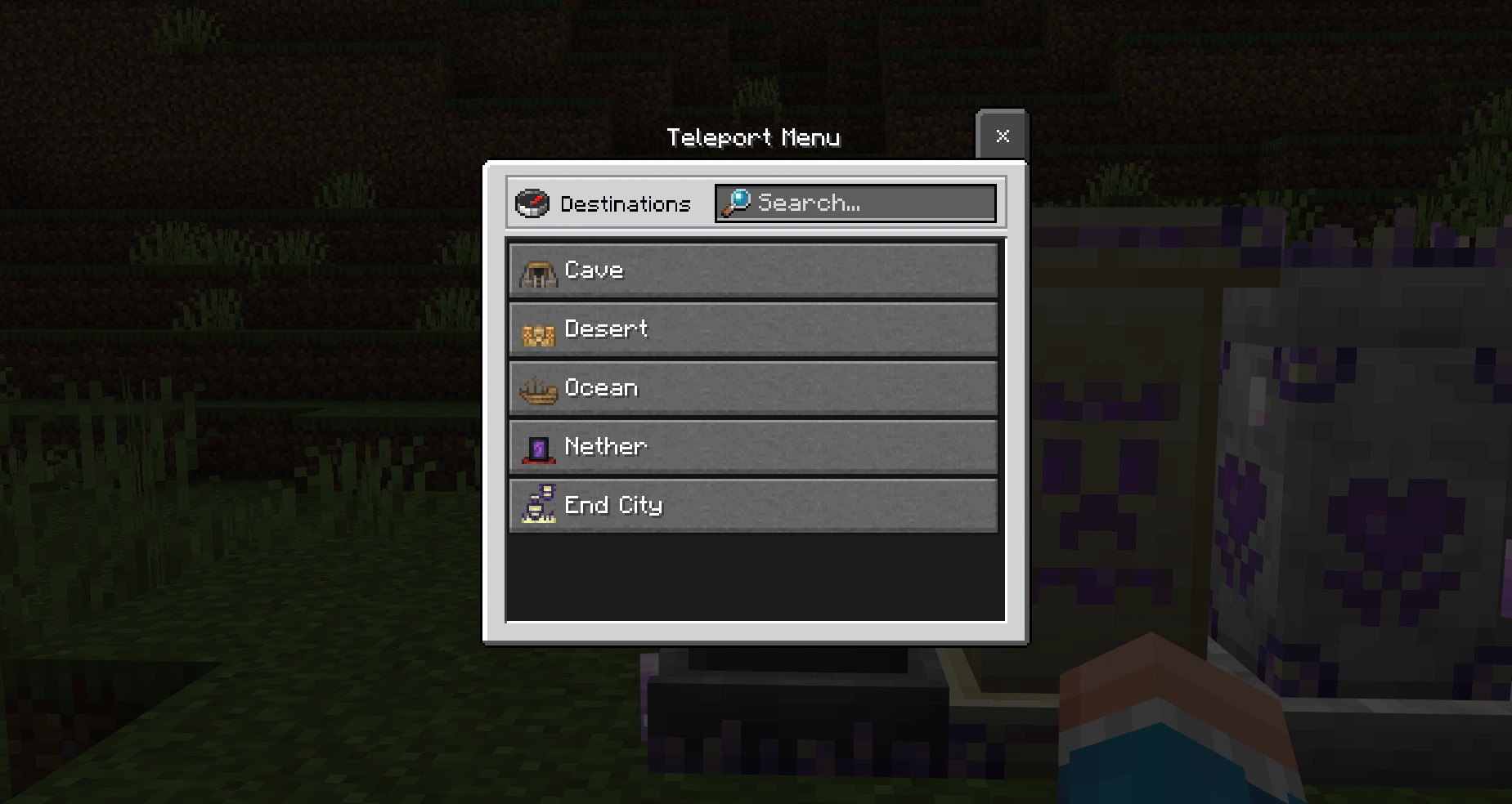Waystone Addon (26.x) – Teleport Across Your World Instantly in Bedrock Edition — screenshot 1