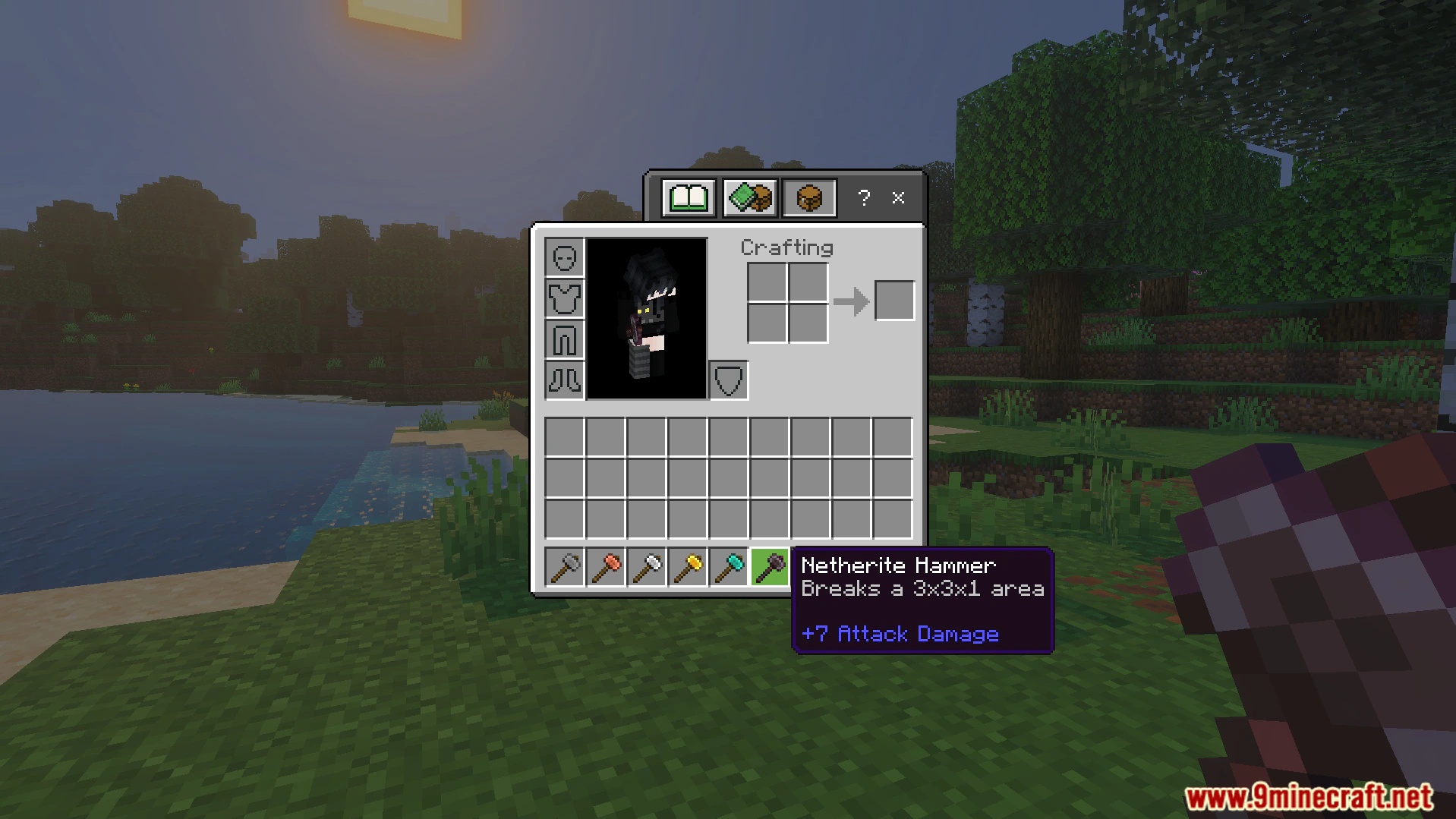 Simple Hammers Addon (26.x, 1.21) – Clear Caves Faster With Three By Three Mining Hammers — screenshot 2