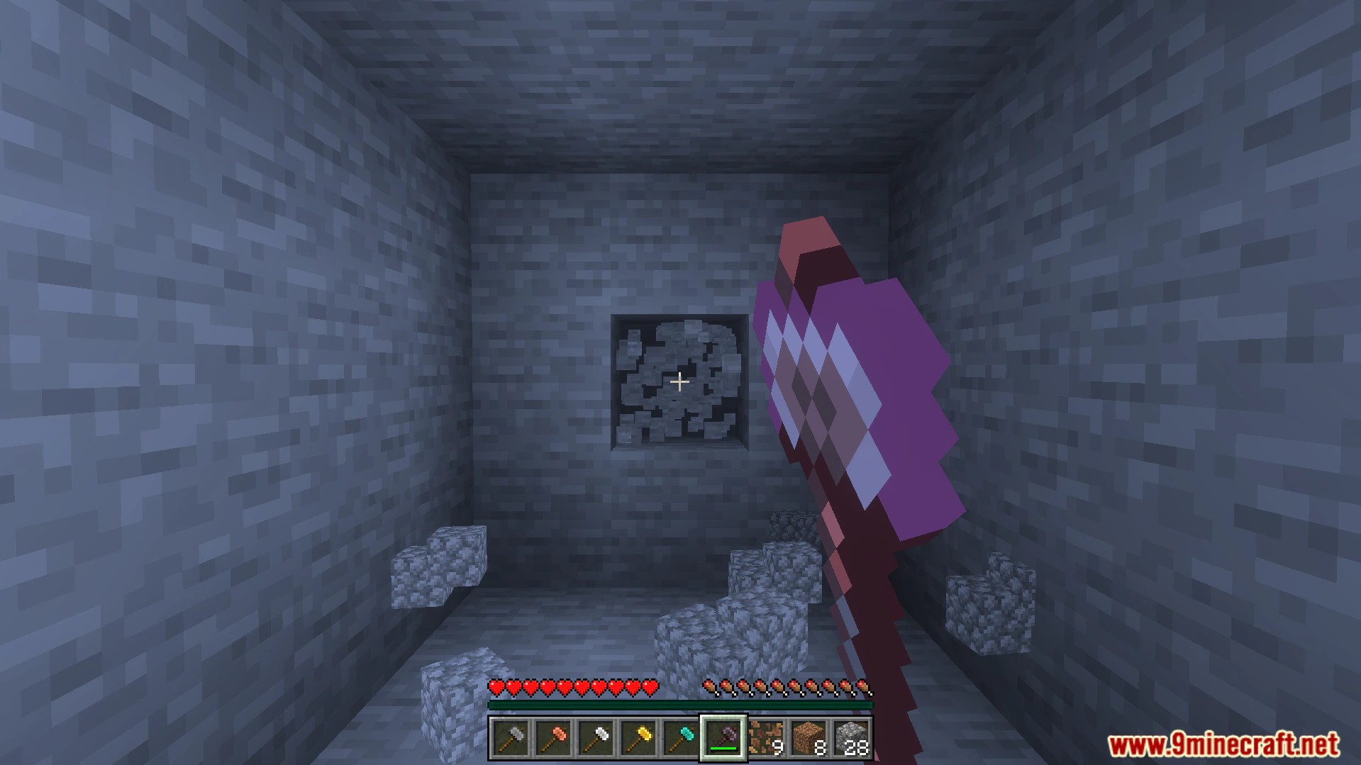Simple Hammers Addon (26.x, 1.21) – Clear Caves Faster With Three By Three Mining Hammers — screenshot 3