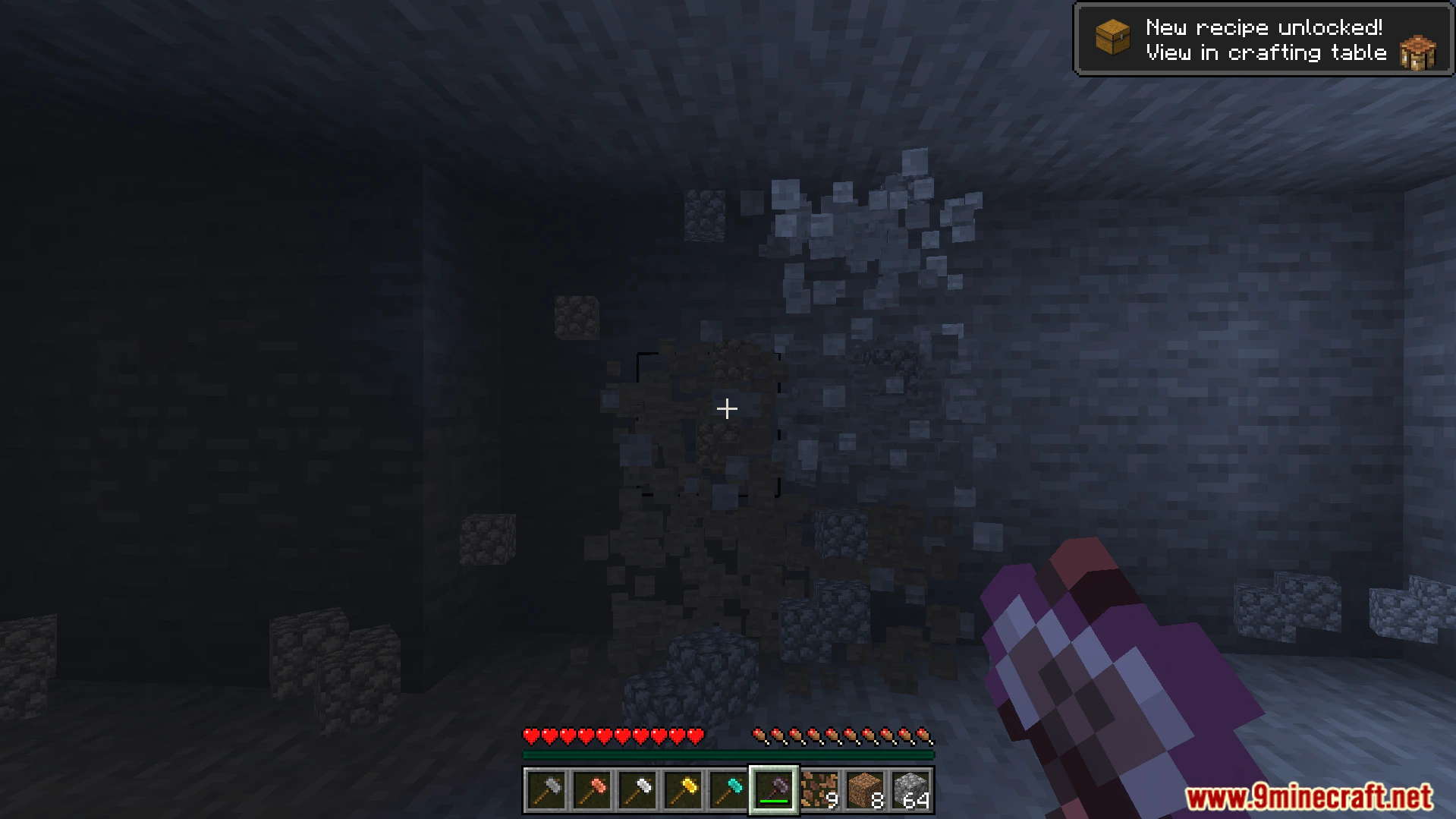 Simple Hammers Addon (26.x, 1.21) – Clear Caves Faster With Three By Three Mining Hammers — screenshot 5