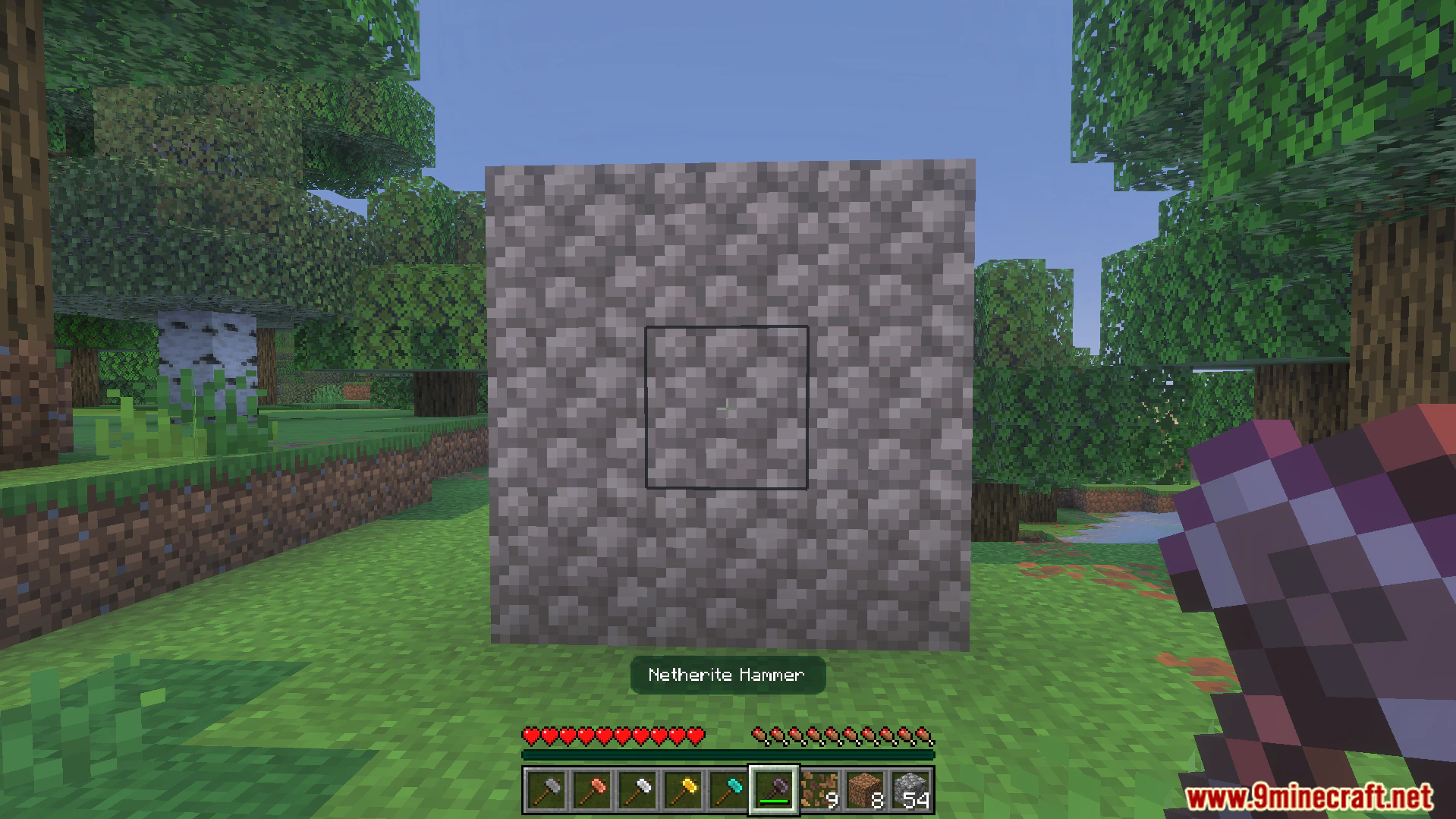 Simple Hammers Addon (26.x, 1.21) – Clear Caves Faster With Three By Three Mining Hammers — screenshot 6