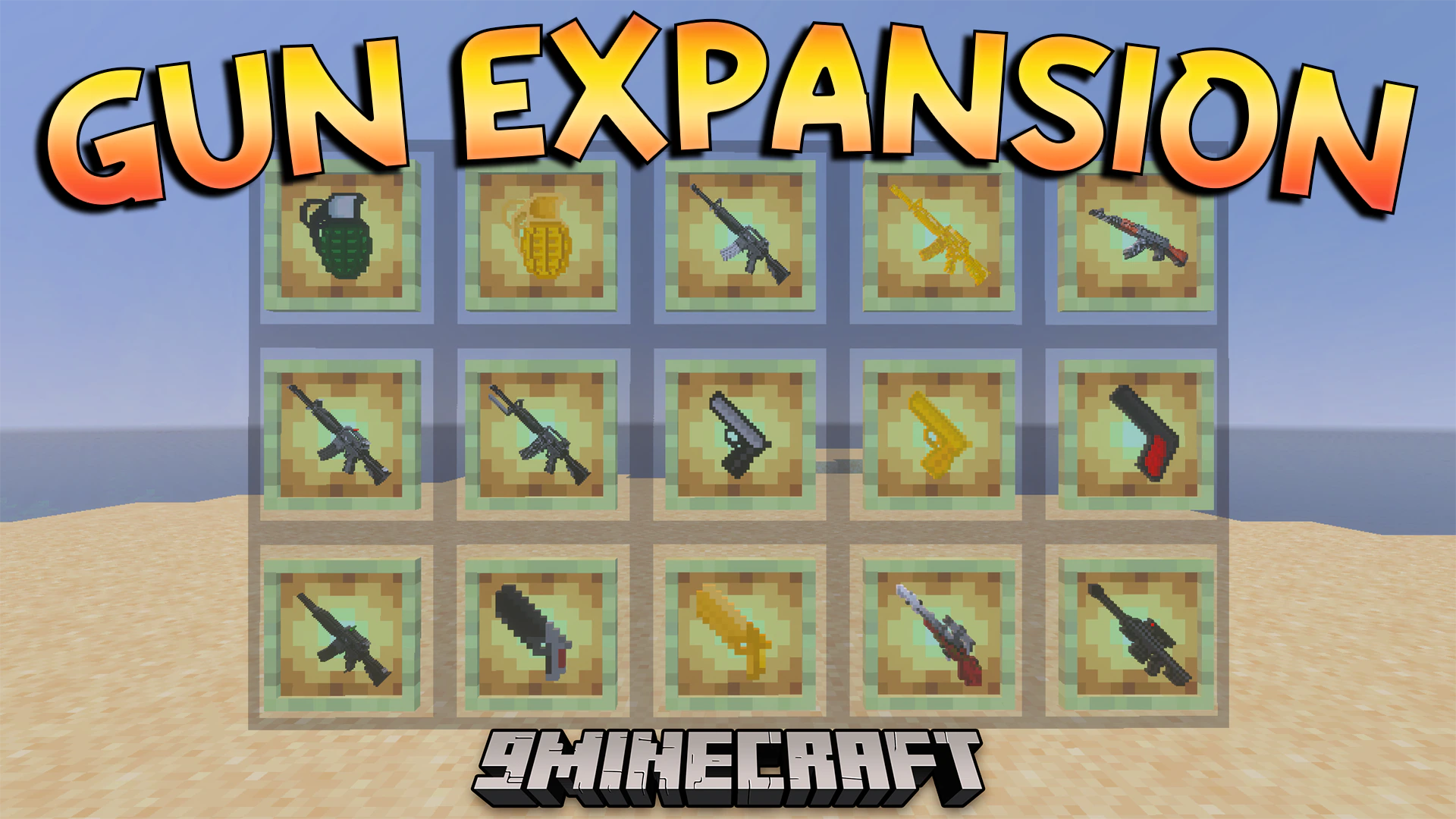 Gun Expansion Addon (26.x, 1.21) – Battle Hostile Mobs With Modern Blocky Guns