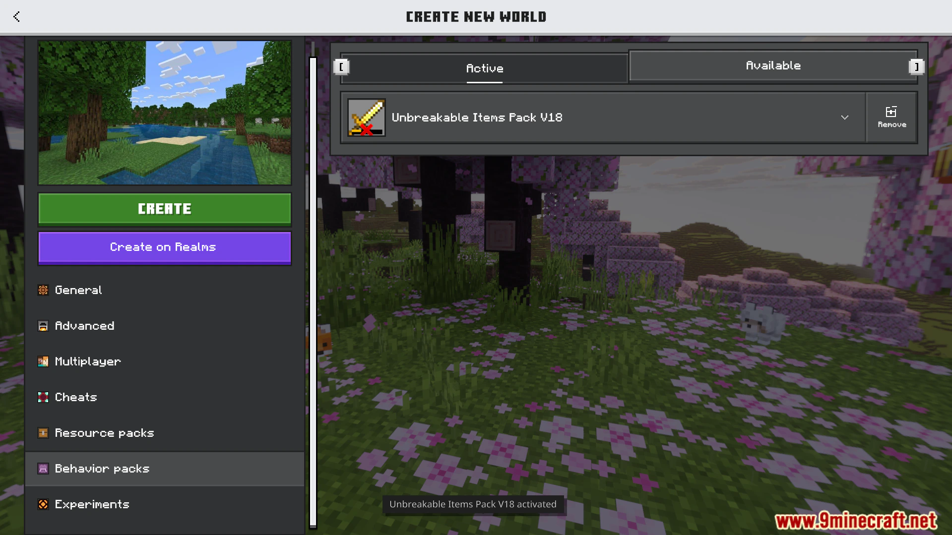 TrayePlays Unbreakable Items Addon (26.x) – Remove Tool And Weapon Durability Limits — screenshot 1