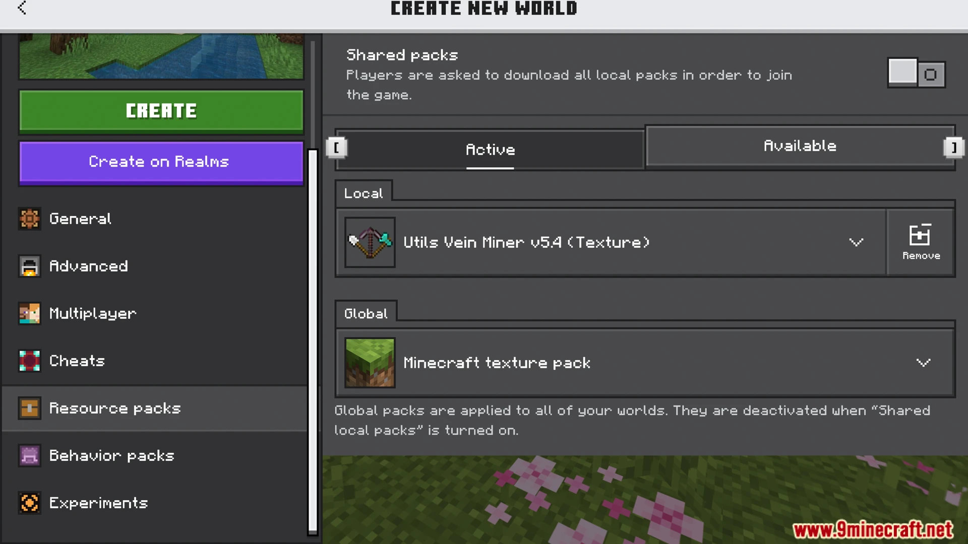 Utilities Vein Miner Addon (26.x, 1.21) – Mine Entire Ore Veins in One Swing — screenshot 2