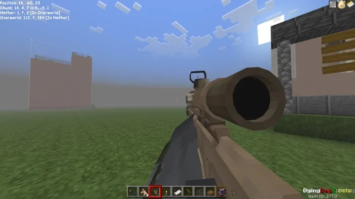 Dyingdayz Reborn Addon (26.x, 1.21) – Apocalypse Survival with Custom Guns and 3D Items — screenshot 8