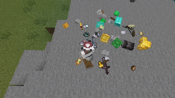 Raiyon's Item Physics Addon (26.x, 1.21) – MCPE/Bedrock Mod — screenshot 2