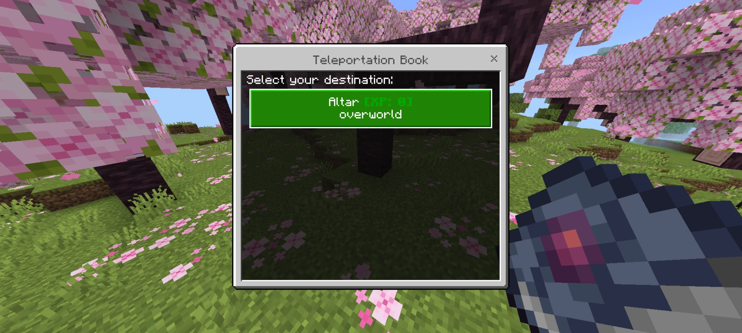 Advance Teleport Altar Addon (26.x, 1.21) – MCPE/Bedrock — screenshot 1