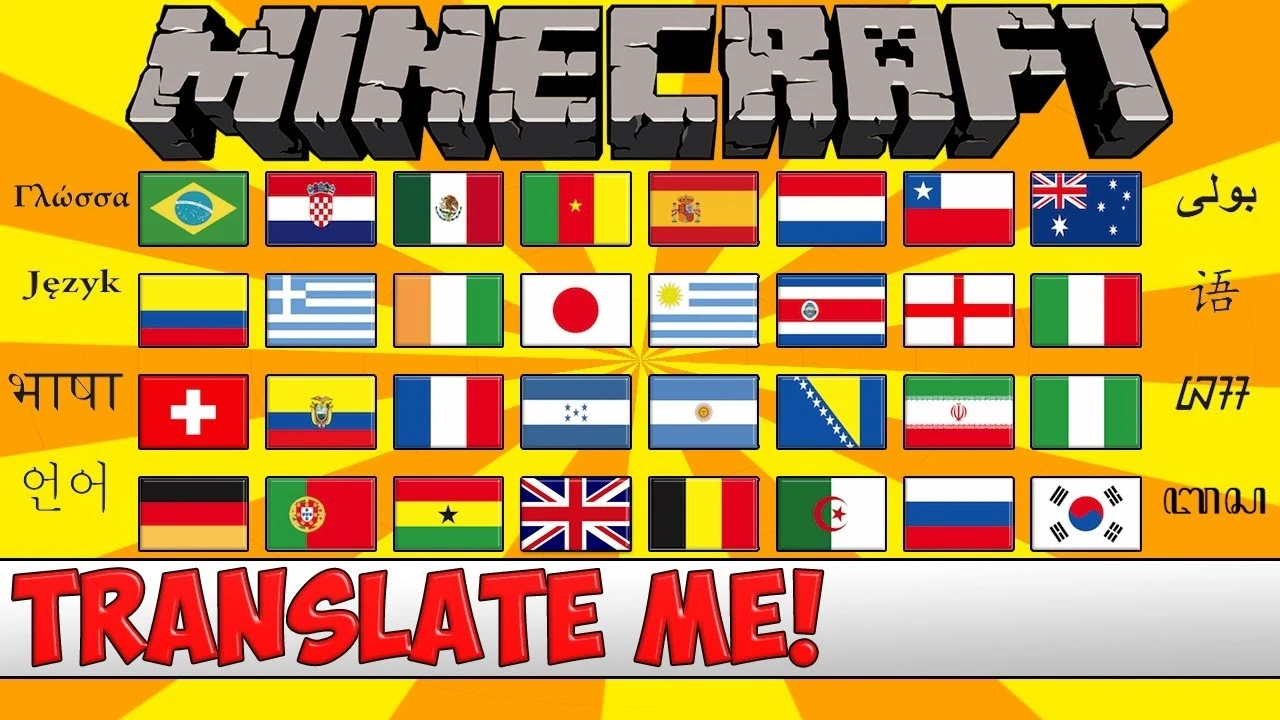 Translations for Minecraft Addon (1.21, 1.20) – MCPE/Bedrock Mod
