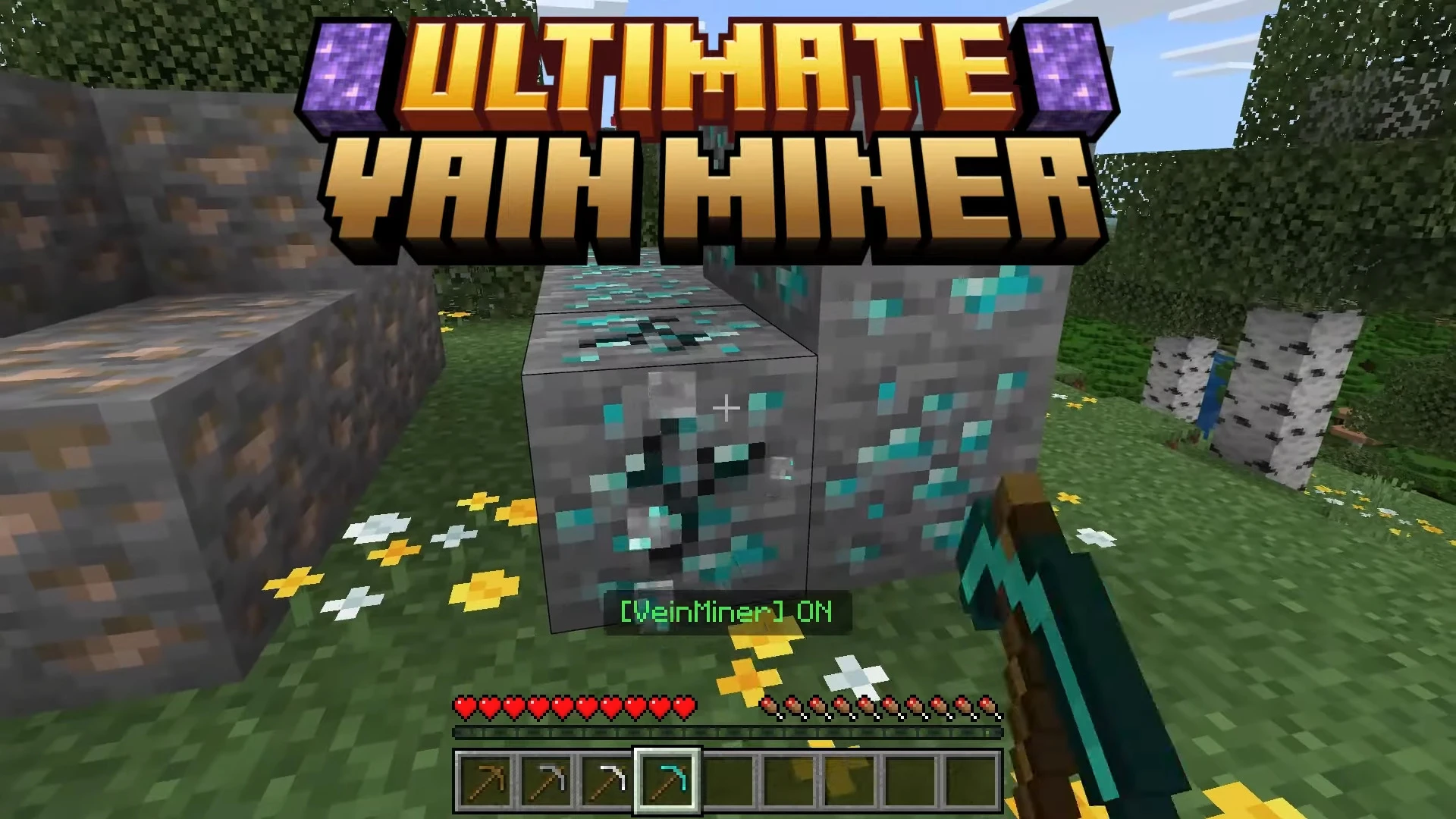 Ultimate Vein Miner Addon (26.x, 1.21) – MCPE/Bedrock Mod — screenshot 1