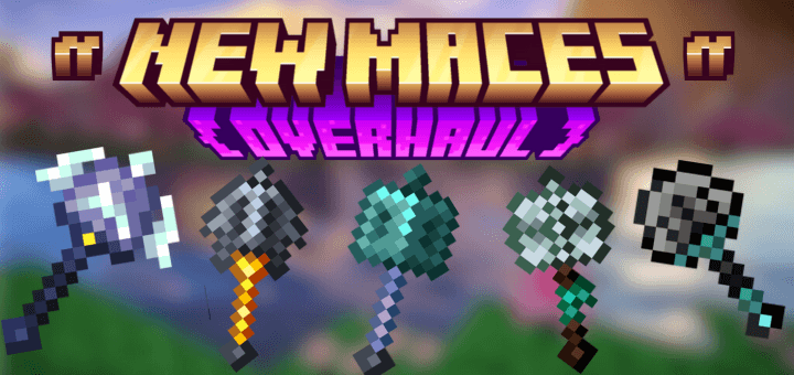 New Maces Overhaul Addon (26.x, 1.21) – MCPE/Bedrock