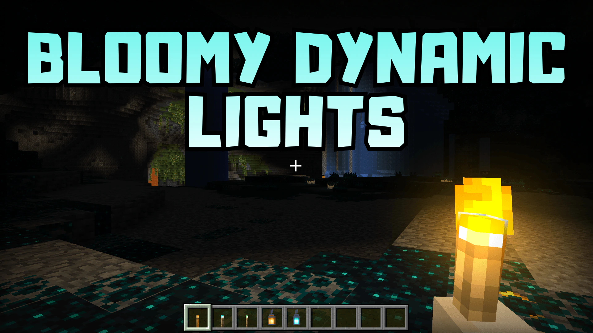 Bloomy Dynamic Lights Addon (26.x, 1.21) – MCPE/Bedrock
