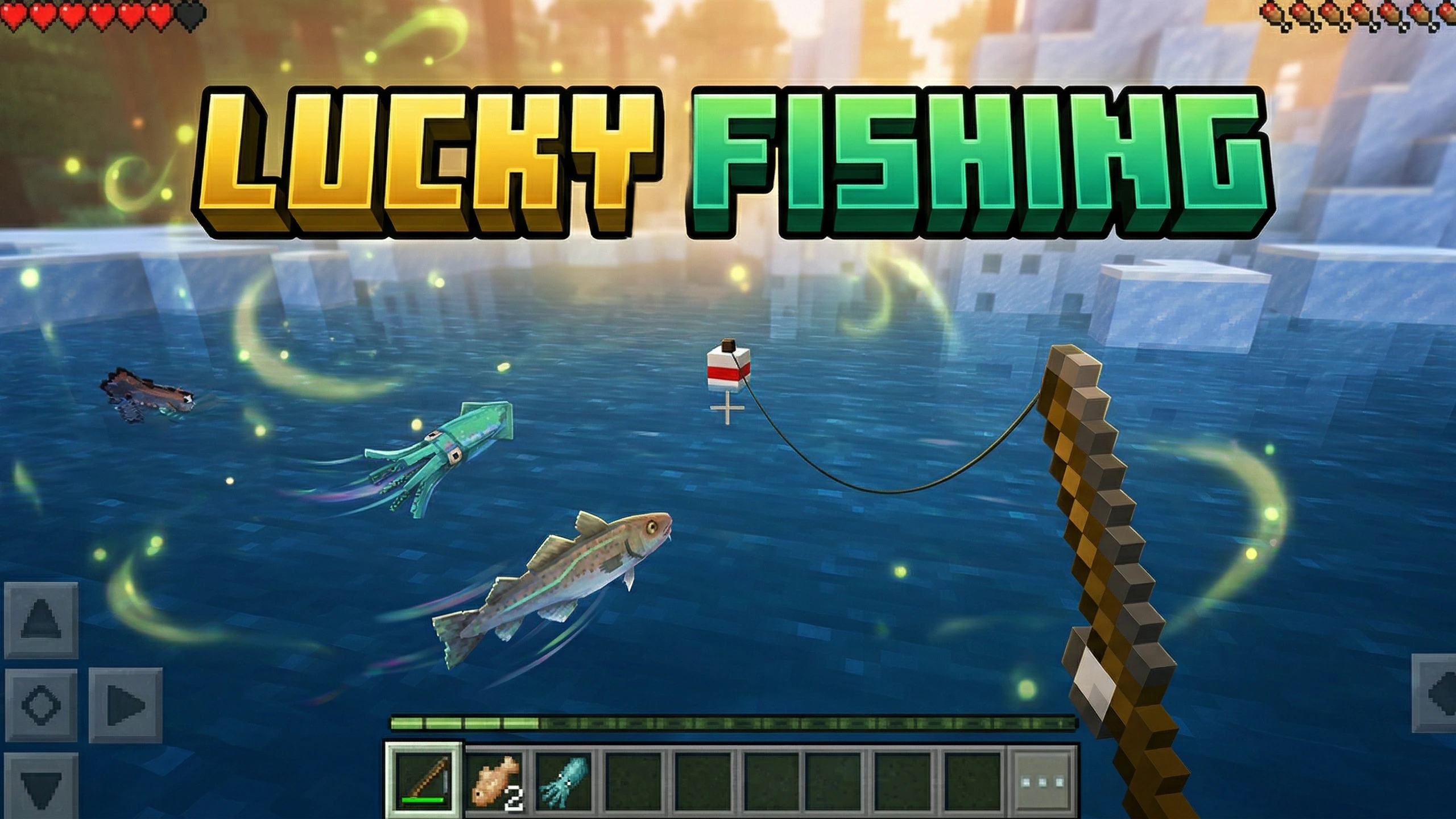 Lucky Fishing Addon (26.x, 1.21) – MCPE/Bedrock