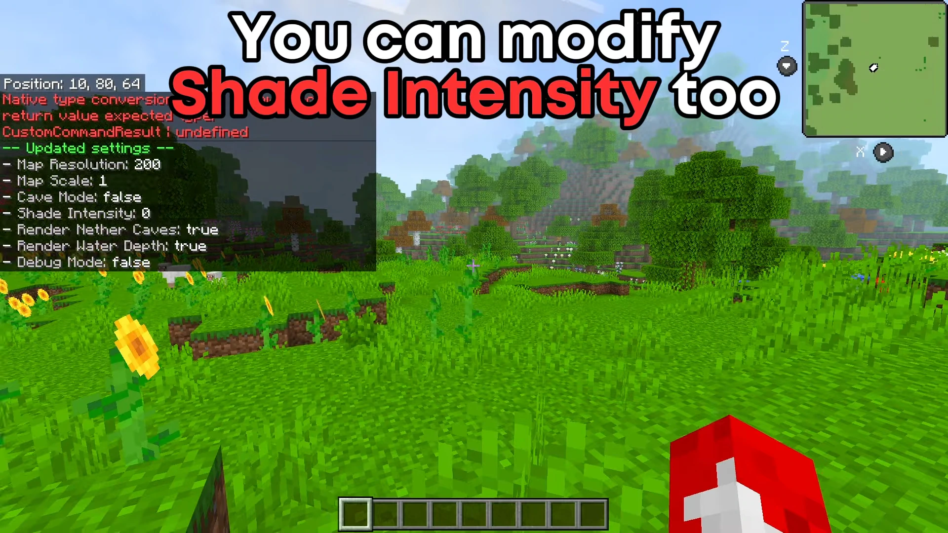 Explorer's World Map and Minimap V2 Addon (26.x, 1.21) – MCPE/Bedrock — screenshot 1