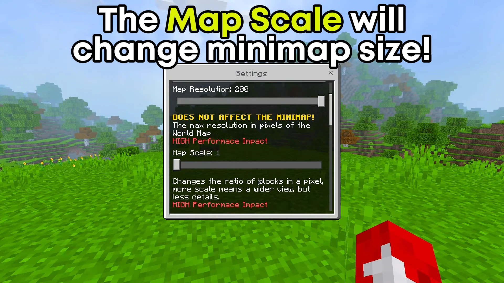 Explorer's World Map and Minimap V2 Addon (26.x, 1.21) – MCPE/Bedrock — screenshot 2